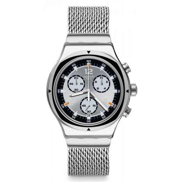 Buy Swatch Unisex Watch Irony Chrono TV Time YVS453M