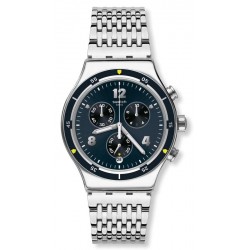 Swatch Herrenuhr Irony Chrono Meshme YVS457G