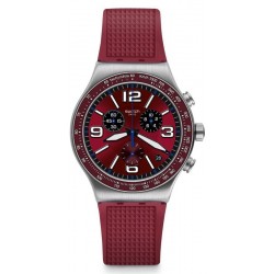 Reloj Swatch Unisex Irony Chrono Wine Grid YVS464