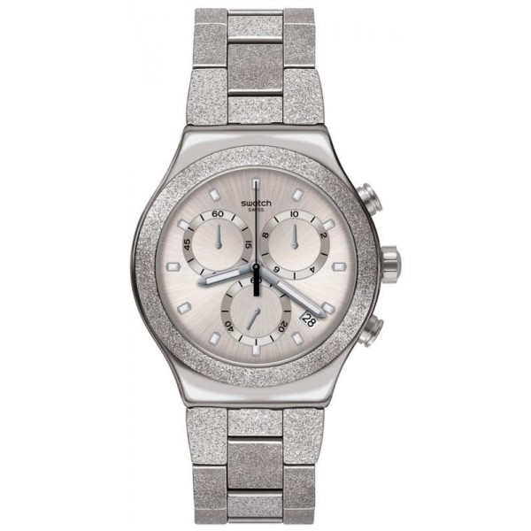 Comprar Reloj Swatch Unisex Irony Chrono Silver Explosion YVS472G