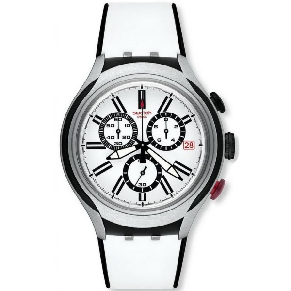 Comprare Orologio Swatch Uomo Irony Xlite Black Wheel Cronografo YYS4005
