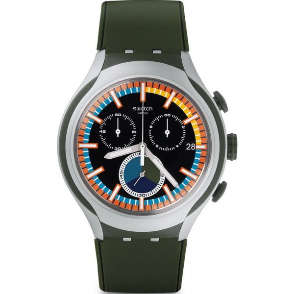 Acheter Montre Swatch Homme Irony Xlite Moss Chronographe YYS4009